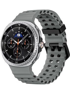 Unisex All Grey Analog Quartz Breathable Marine Replacement Samsung Galaxy Watch